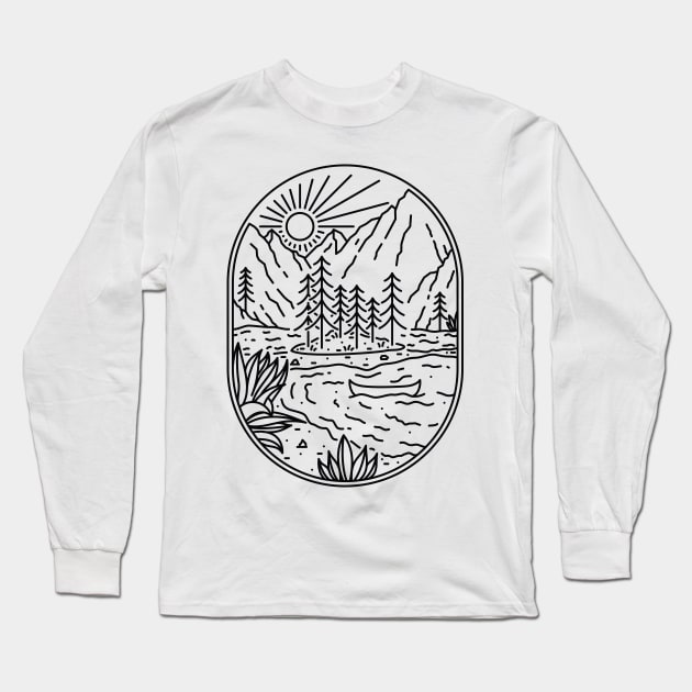 Canoe Long Sleeve T-Shirt by quilimo